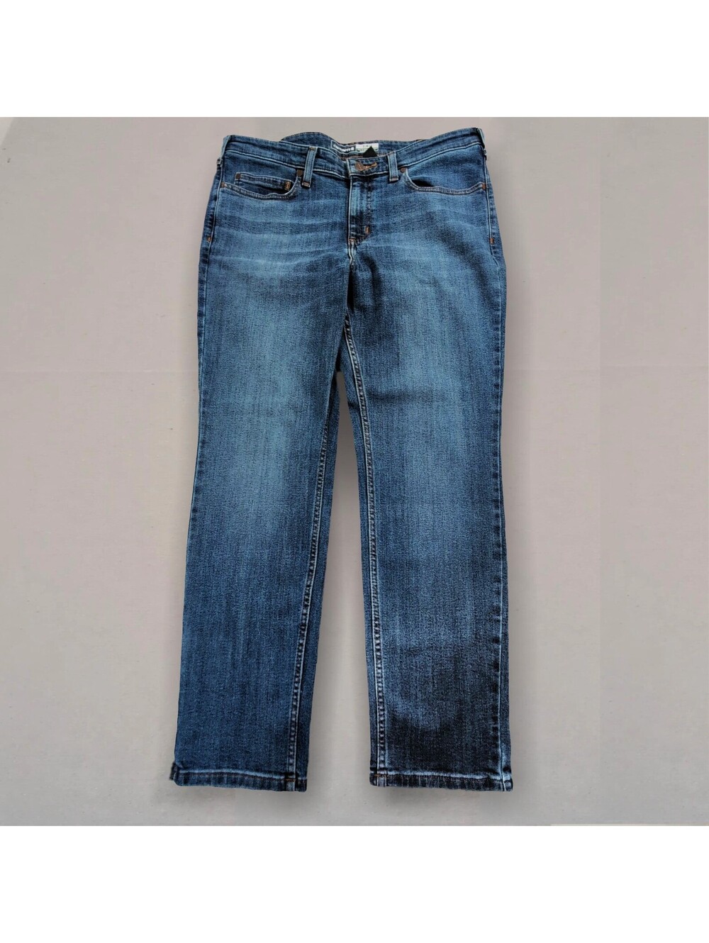 Carhartt Rugged Flex Jeans Womens 14 Short Slim Tapered Blue NWT BD4976-W